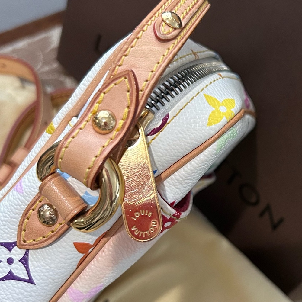 Louis Vuitton Rift Multicolore Takashi Murakami Limited Edition White Crossbody - Picture 11 of 16